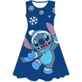 thumbnail image 1 of MINISO Robe de Princesse Disney Stitch Robe d'Anniversaire pour Enfants Robe de Princesse pour Filles Tenue de Fête d'Anniversaire Tendance, 1 of 6