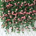 thumbnail image 4 of Dalrosia Artificial Hanging Flowers Artificial Rose Vine Hanging Plants Artificial Flower for Home Room Garden Wedding Indoor Outdoor Decoration, 4 of 7