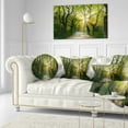 thumbnail image 1 of Evening in Green Forest - Landscape Canvas Art Print, 1 of 3