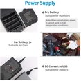 thumbnail image 5 of Repelente ultrasónico de comadrejas para coche, disuasorio electrónico de ratas, control de plagas, rechazo de ratones y roedores con luces estroboscópicas led, para granero, cocina Feliz Sencillez, 5 of 5
