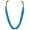 NK_10407_Dark_teal, variant on Bocar Long Multi Strand Handmade Beaded Statement Necklace with Gift Box, White, 40 inches, Women (NK_10407_black)