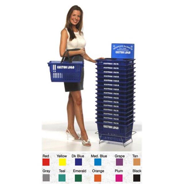 Good L Corporation GLSDkBlu24pk le Panier à Main Standard Dk Bleu - Lot de 24