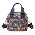 thumbnail image 2 of ibiyuan Tote Bags For Women Floral Print Nylon Adjustable Strap Crossbody Messenger Shoulder Bag for Women, Casual Travel Daily Handbag Birthday Gift For Women, 2 of 4