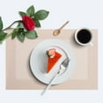 thumbnail image 3 of RAY STAR Vinyl Placemats Set of 6, 12''x18'' Vinyl Weave Placemats, Heat Resistant Wipable Place Mat, 3 of 10