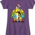 thumbnail image 3 of Dr. Seuss - Cat Things Summer - Girls Toddler And Youth Fitted Short Sleeve Tee, 3 of 6