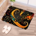 thumbnail image 5 of Note Non-Slip Polyester Door Rug Chair Mat Kitchen Rugs, Machine Washable, 5 of 6