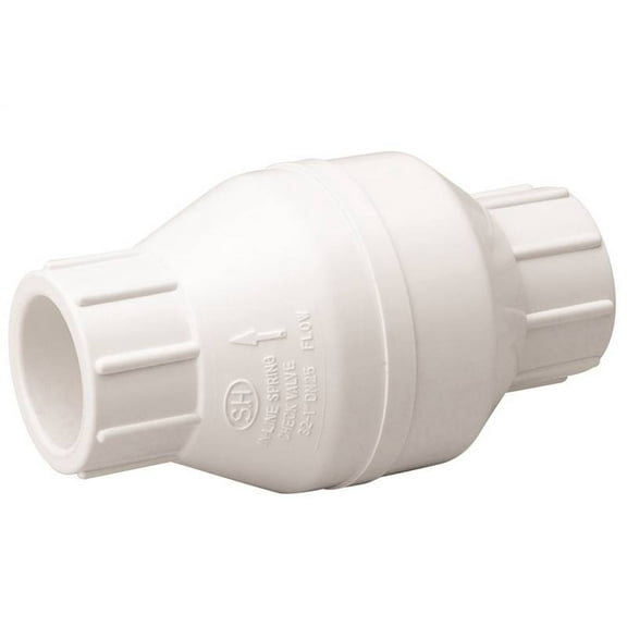 B & K 101-607 PVC Check Valve, 1-1/2"