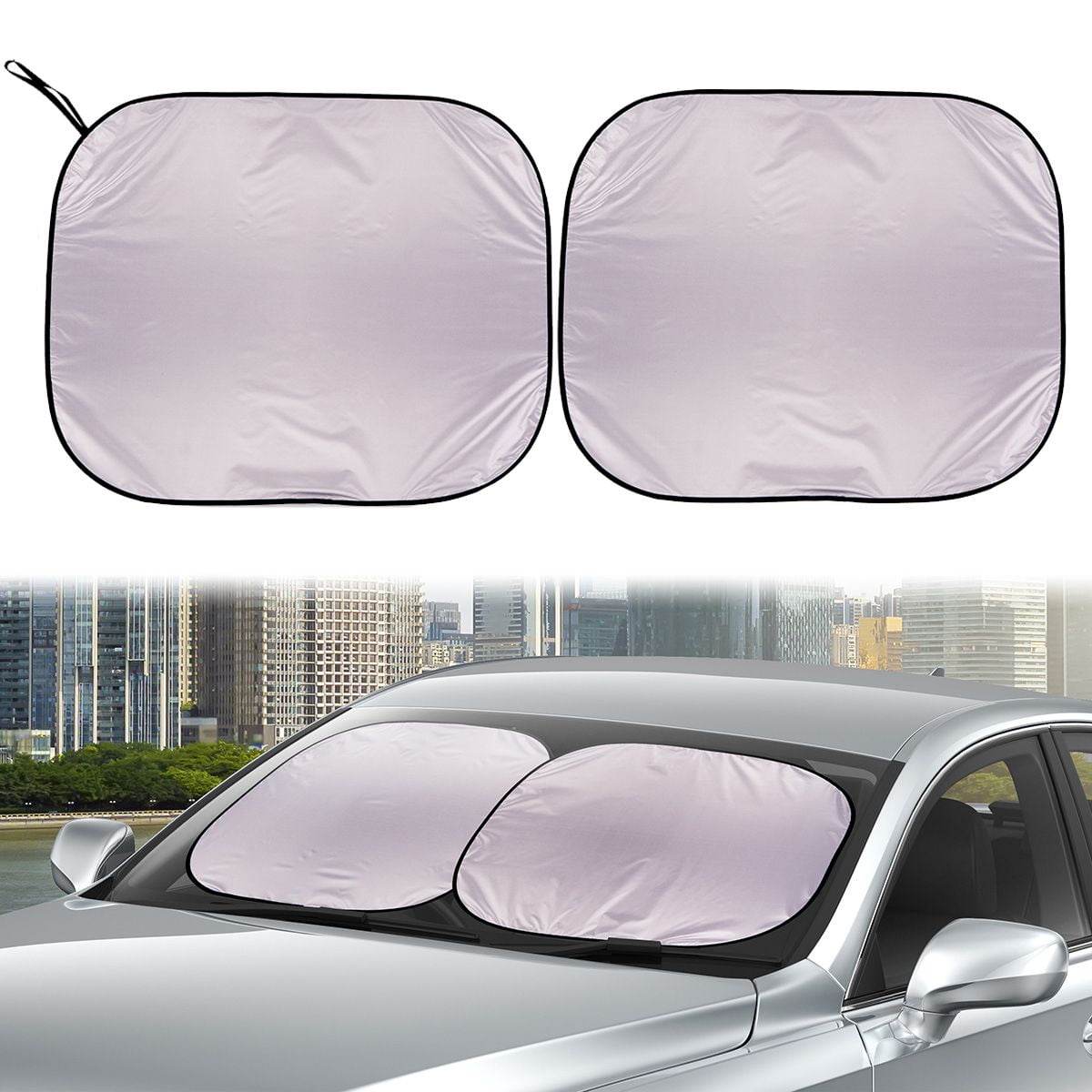 Trucks and SUVs 4 Pack BOYISEN Car Side Window Sun Shade Front and Back Breathable Mesh Sun Shield with UV Rays Protection Mosquito Prevention Fit for Cars 