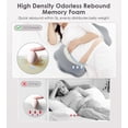 thumbnail image 4 of Almohada de Embarazo DONAMA de Espuma Viscoelástica Ajustable con Forma en W y Tecnología de Enfriamiento, 4 of 9