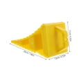 thumbnail image 2 of CIMAXIC 2Pcs Portable Car Wheel Chocks Plastic Heavy Duty Anti Slip Wedges for Trucks Rv Trailers, 2 of 7