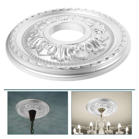 Milisten Traditional Ceiling Medallion for Ceiling Fans and Light Fixtures Easy Installation