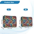 thumbnail image 4 of FORMRS 13-13.3 inch Laptop Sleeve Case Soft Carrying Quilted Computer Bag Cover, Vibrant Dragon Scales Pattern, 4 of 7