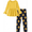 Sunflower, variant on Arshiner Girls 2 Piece Clothing Set Floral Ruffle Hem Bell Sleeve Top and Leggings Fall Winter Outfits