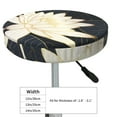 thumbnail image 4 of Lsque Golden Lotus Pattern Round Bar chair cushion covers Velvet Fabric Premium Comfort Protects from Scratches and Stains for 14-17 Inch Chair-14 inch, 4 of 7