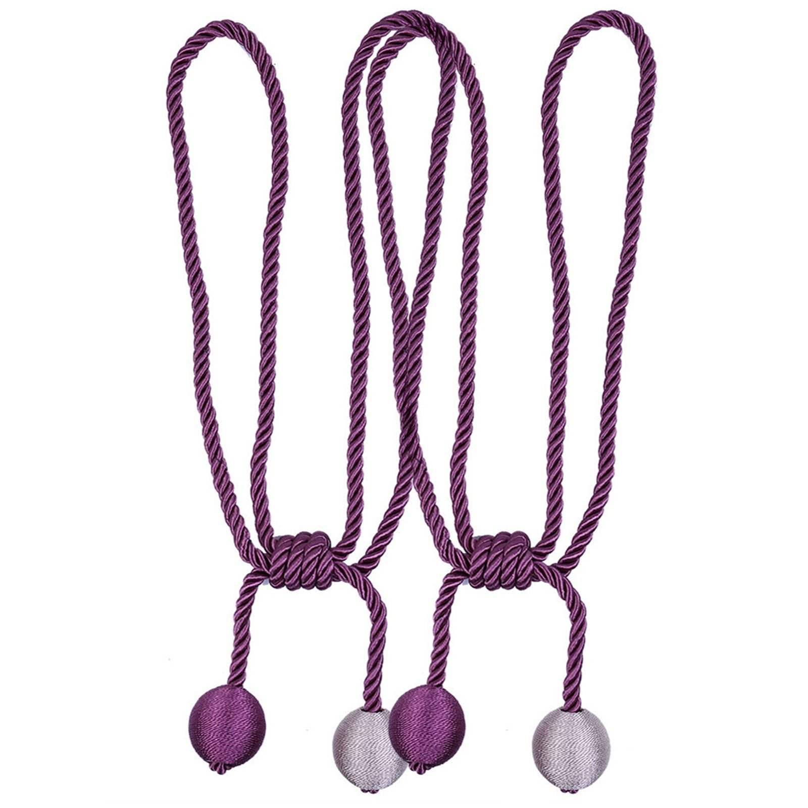 JeashCHAT 2 Pcs Curtain Rope Tiebacks Clearance, Retro Window Curtain