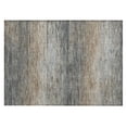thumbnail image 2 of Addison Rugs Chantille Indoor/Outdoor Transitional Stripes Pewter Washable Rectangle Rug, 1'8" x 2'6", 2 of 6