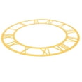 thumbnail image 3 of SHISUYAN Round Roman Numeral Acrylic Mirror Wall Sticker for Living Room Hotel Entryway Wall Replacement Easy to Install Clock Face, 3 of 8