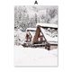 thumbnail image 1 of Árbol de Navidad escena de nieve de invierno, bosque, Papá Noel, trineo, alce, regalos de galletas, carteles de arte de pared, impresiones en lienzo, imagen, decoración del hogar, 1 of 4