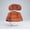 Brown, variant on Rolling Low Stool with Backrest, Padded Seat Rolling Stool with Silent Casters for Shoe Changing & Home Use
