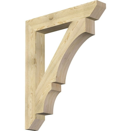 

Ekena Millwork 6 W x 40 D x 48 H Balboa Slat Rough Sawn Bracket Douglas Fir