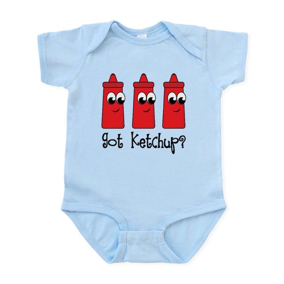 CafePress - Funny Got Ketchup Infant Bodysuit - Baby Light Bodysuit, Size Newborn - 24 Months
