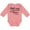 Mauve, variant on Inktastic Though She Be but Little She is Fierce Quote Shakespeare Girls Long Sleeve Baby Bodysuit