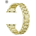 thumbnail image 2 of Luxtrada Bling Bands Compatible with Apple Watch Band 38mm 40mm 42mm 44mm iWatch Series SE/8/7/6/5/4/3/2/1, Dressy Jewelry Metal Bracelet Adjustable Wristband, 2 of 11