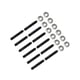 thumbnail image 1 of Reemplazo de pernos y tuercas de tubo de escape, 1 juego, hierro, accesorios de repuesto 9011610171 de hardware de tubo de escape para 1Hz 1hdt, 1 of 9