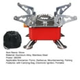 thumbnail image 7 of Hyasfey Outdoor Camping Stove with Carrying Bag 2800W Portable Foldable Hiking Picnic Camp Stove Electronic Ignition Cooking Burner Square Round Gas Stove, 7 of 7