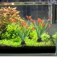 thumbnail image 5 of 2pcs Aquarium Landscaping Silk Plants Aquarium Flower Decoration Compact Fake Plant Small Aquarium Decor Reptiles Tank Plants Desktop Accessories Fish Tank, 5 of 6