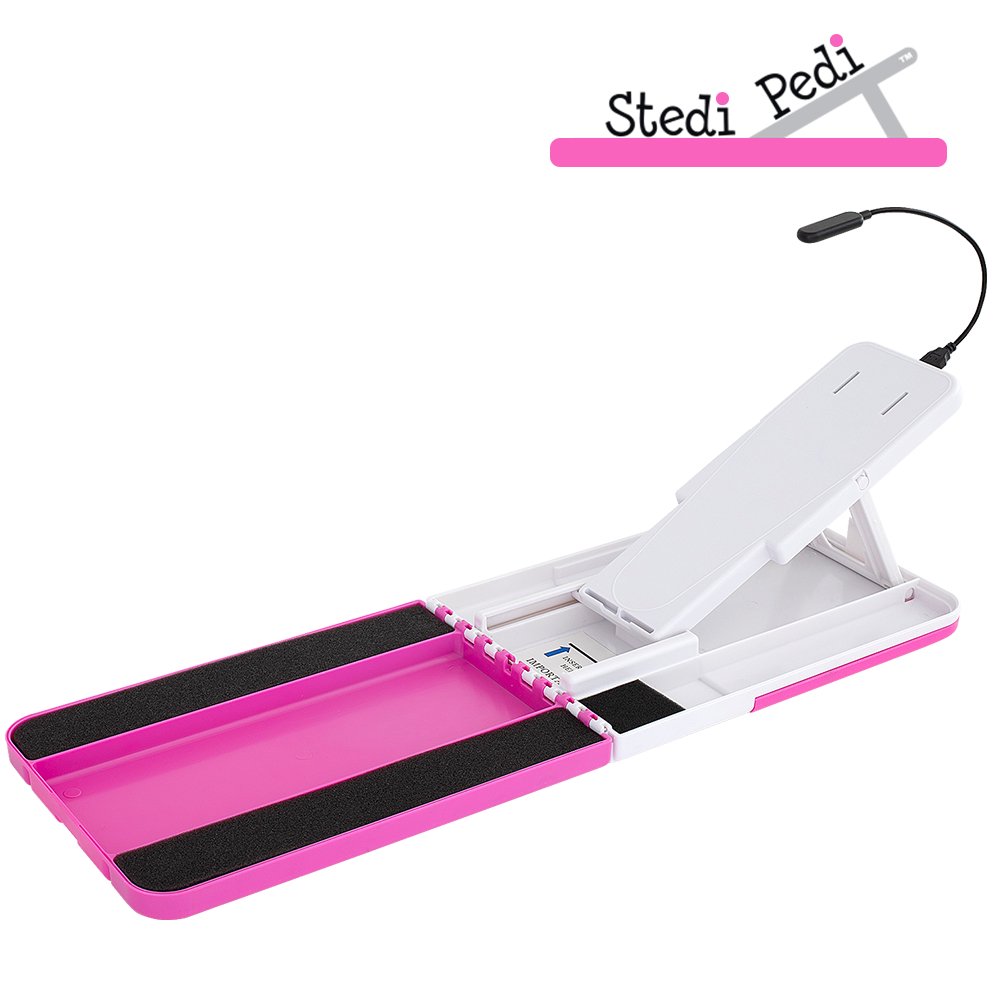 Stedi Pedi Professional Home Pedicure Kit Includes Task Light