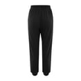 thumbnail image 4 of Samickarr Sweatpants for Women Drawstring Elastic High Waist Cinch Bottom Baggy Jogger Pants Lightweight Comfy Solid Color Casual Athletic Trousers, 4 of 5