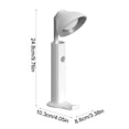 thumbnail image 3 of ZZkhGO Portable LED Desk Lamp, USB Rechargeable Eye Protection Study Light for Reading, Folding Night Light with Soft Warm Glow for Dorm Student Home, Gray, 3 of 6