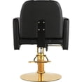 thumbnail image 4 of Silla Clasica Premium Barberia Estetica Giro 360° Neumatica Negro, 4 of 9