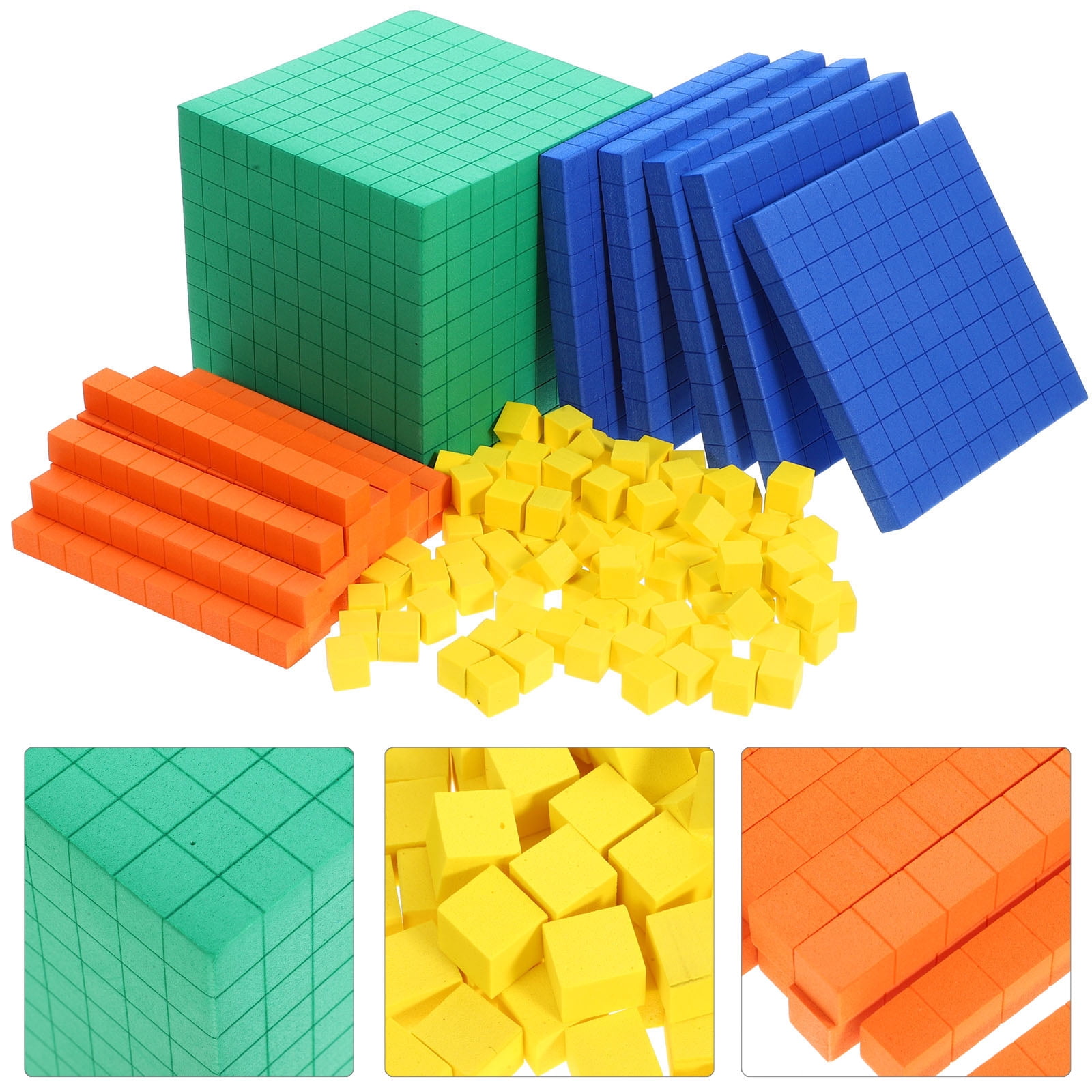 Hand2mind Interlocking UniLink Math Linking Cubes, Plastic Cubes, Color Sorting, Connecting Cubes, Math Manipulatives, Counting Cubes For Kids Math, Math Cubes, Counters For Kids Math (Set Of 100