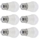 thumbnail image 2 of Pack of 6 5W Mini LED Bulbs, Warm White, E26 Base, G45, Lighting Accessory, 2 of 4