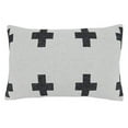 thumbnail image 2 of Fennco Styles Black & White Reversible Plush Sign Decorative Throw Pillow 16"W x 23"L, 2 of 6