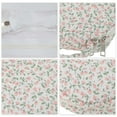 thumbnail image 3 of Unique Bargains Heart-shaped Floral Print Makeup Bag for Travel Pink Polyester, 3 of 6
