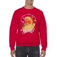 thumbnail image 2 of Santa Claus Beard Love Design Men's Sweatshirt, 2 of 3