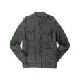 thumbnail image 1 of Rock & Republic Chamarra Bomber de Punto Pesado para Hombre, Gris, X-Large Rock & Republic Chaqueta de bombardero, 1 of 2