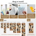 thumbnail image 6 of Farmhouse Cow Window Privacy Film, Country Vintage Animals Wooden Grain Static Cling UV Sun Blocking Heat Control Window Tint Day and Night, Non-Adhesive One Way Windows Privacy Cover 29.5''x78.7'', 6 of 7