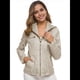 thumbnail image 4 of Chaqueta de Motociclista de con Capucha Desmontable y Mangas Largas, Acolchada, Ajustada y con Cremallera para Mujer Albaricoque XXL, 4 of 6