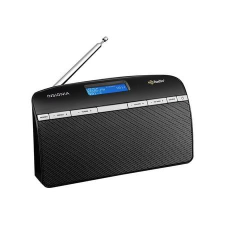 Insignia™ - Tabletop FM/HD Radio - Black