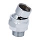 thumbnail image 2 of Adaptador de boquilla de ducha con junta giratoria universal, cabezal de ducha confiable. Plata, 2 of 9