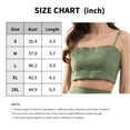 thumbnail image 6 of Amazhiyu Womens Pure Linen Spaghetti Strap Crop Camisole Summer Strappy Tank Tops, 6 of 6