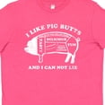 thumbnail image 4 of Inktastic I Like Pig Butts WHT Youth T-Shirt, 4 of 5