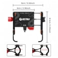 thumbnail image 3 of Bike Phone Mount - Easy Installation, Adjustable Size (2.6-3.74"), Shock-absorb Quick Release & 360° Rotation For All Phones, 3 of 10