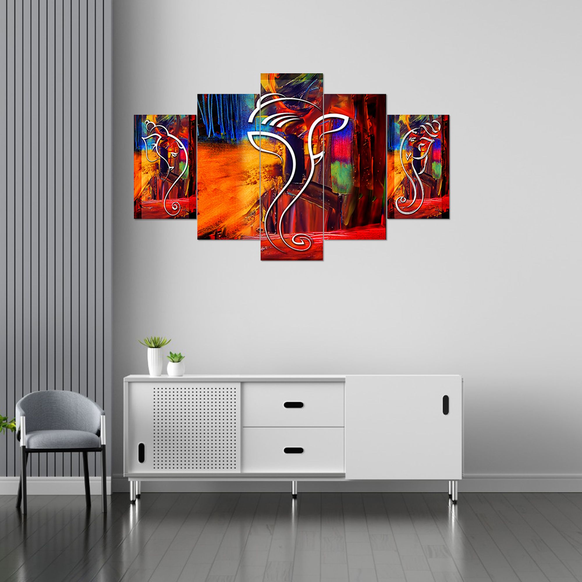 3D Wall Painting with Frame for Home Decoration, Wall Decoration,Living Room 3D Art for Wall