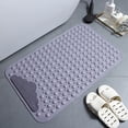 thumbnail image 4 of Bathroom anti-slip mat toilet bath massage mat bathtub foot mat suction cup Purple, 4 of 9
