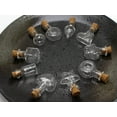 thumbnail image 4 of U8MO 10 Mini Empty Glass Bottle Vials Cork Pendants Wish Bottles 10 Style for Choice-G Star, 4 of 9